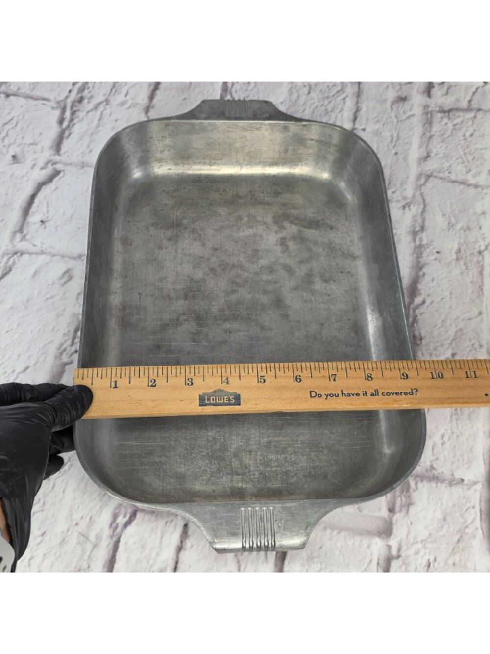 Vintage Magnalite Wagner Ware Sidney -0- 4005P Roast Pan NO LID Hard To Find - Picture 7 of 10